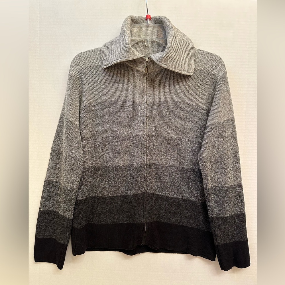 David Brooks 100% Cotton Knit Jacket Size PM